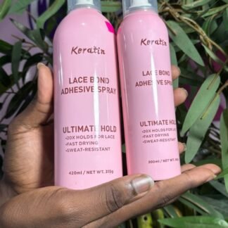 Keratin lace bond Adhesive spray