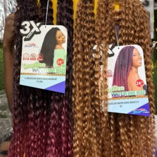 3x Brazilian Water Wave Braid
