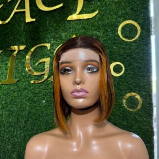 Glamour Chic Auburn Bob Wig