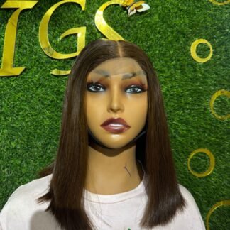Lux Glossy 4x4 Straight Bob Wig